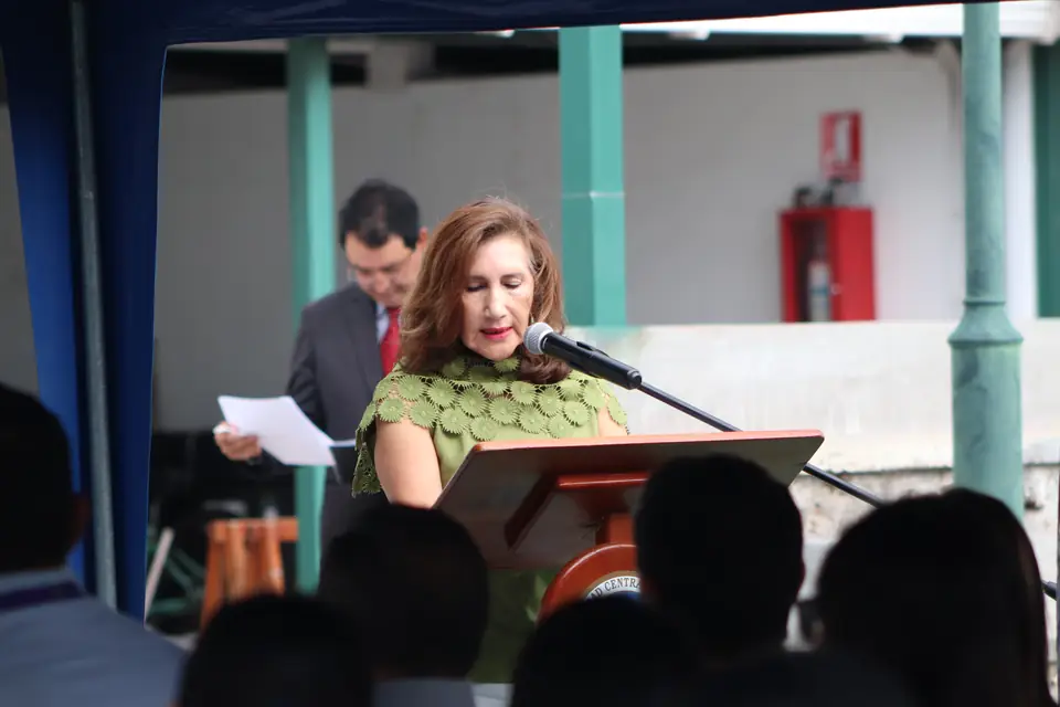 Palabras de la Dra. Katherine Zurita Solís, Vicerrectora de Investigación, Doctorados e Innovación de la UCE