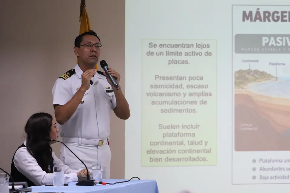 Ponencia sobre márgenes continentales